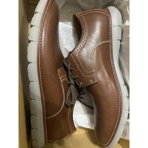 Johnston & Murphy Men's Holden Plain Toe Mahogany Full Grain 8 M US